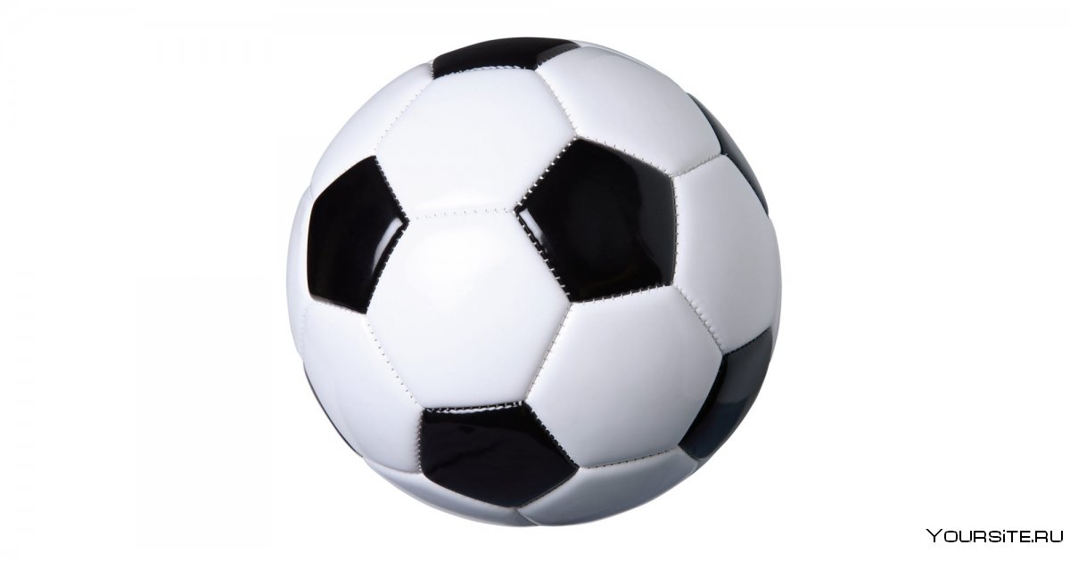 Футбольный мяч на белом фоне