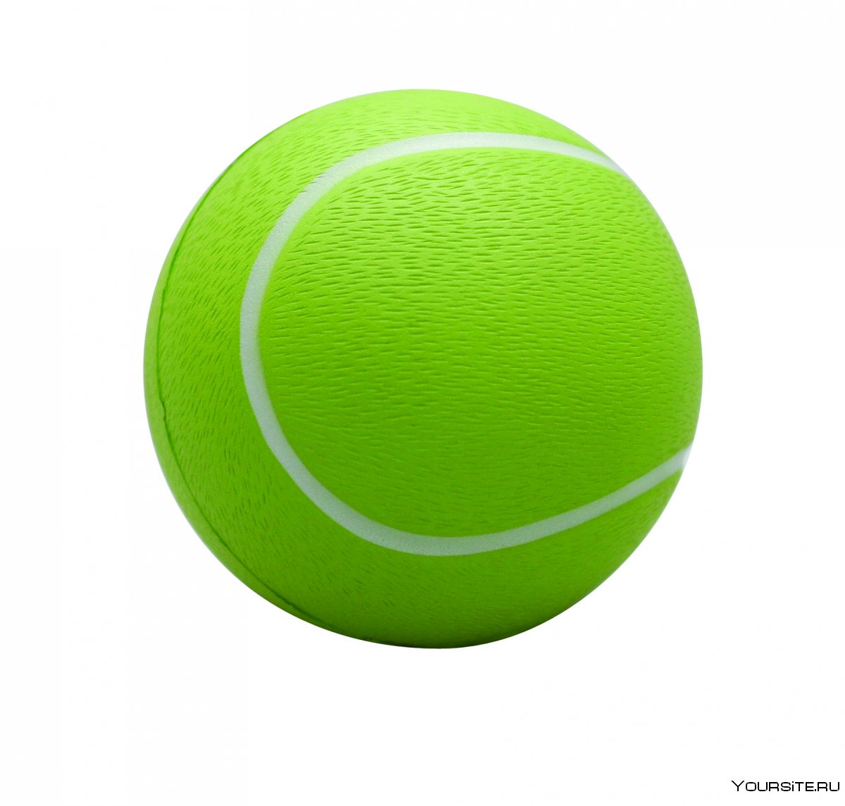 Мяч для тенниса на прозрачном фоне