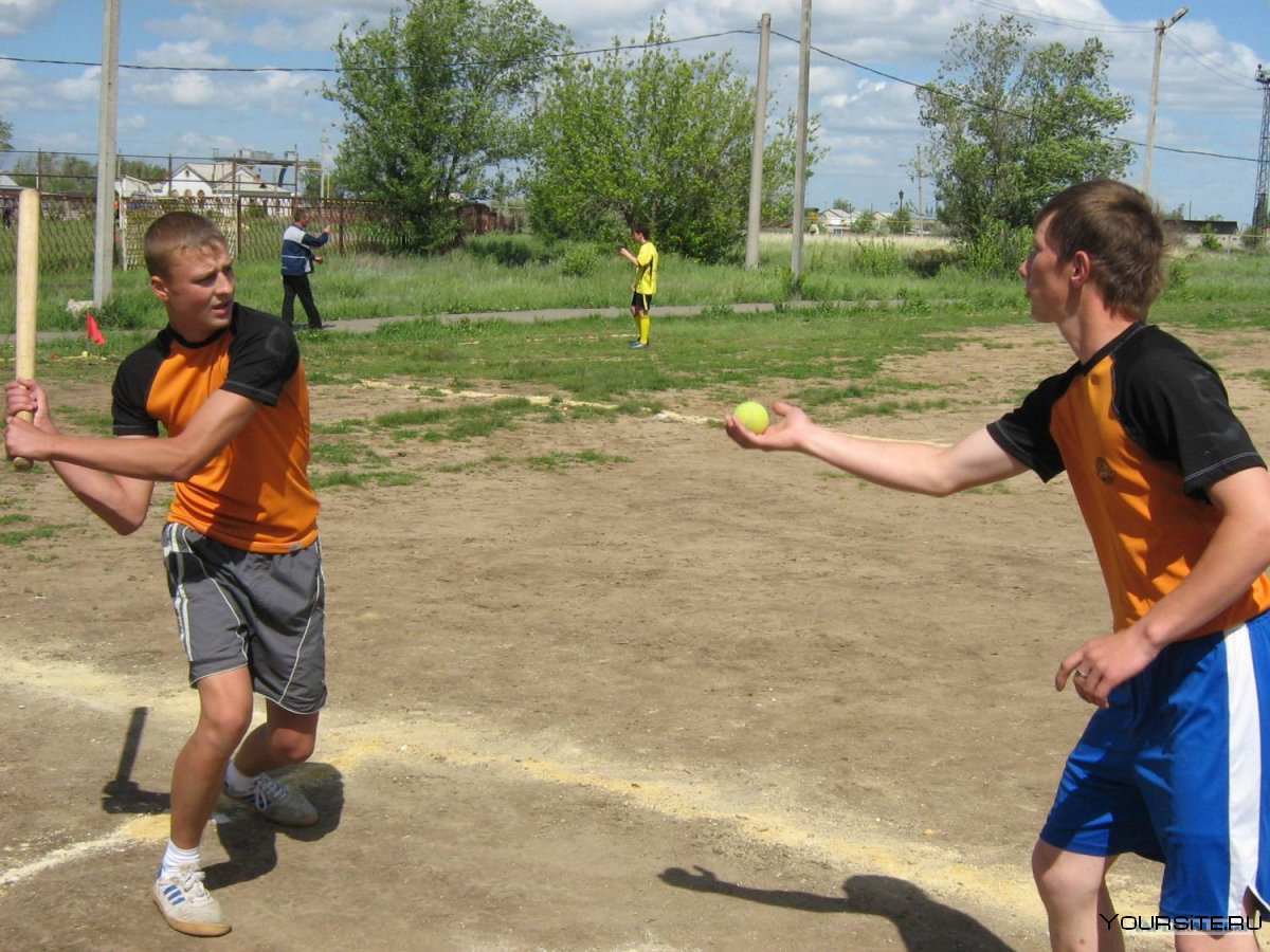 Сельские спортивные игры лапта