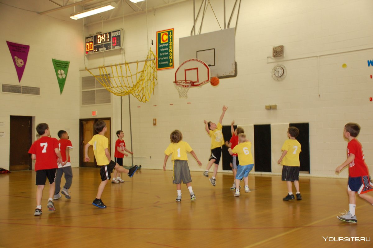 Композиции детей по баскетболу