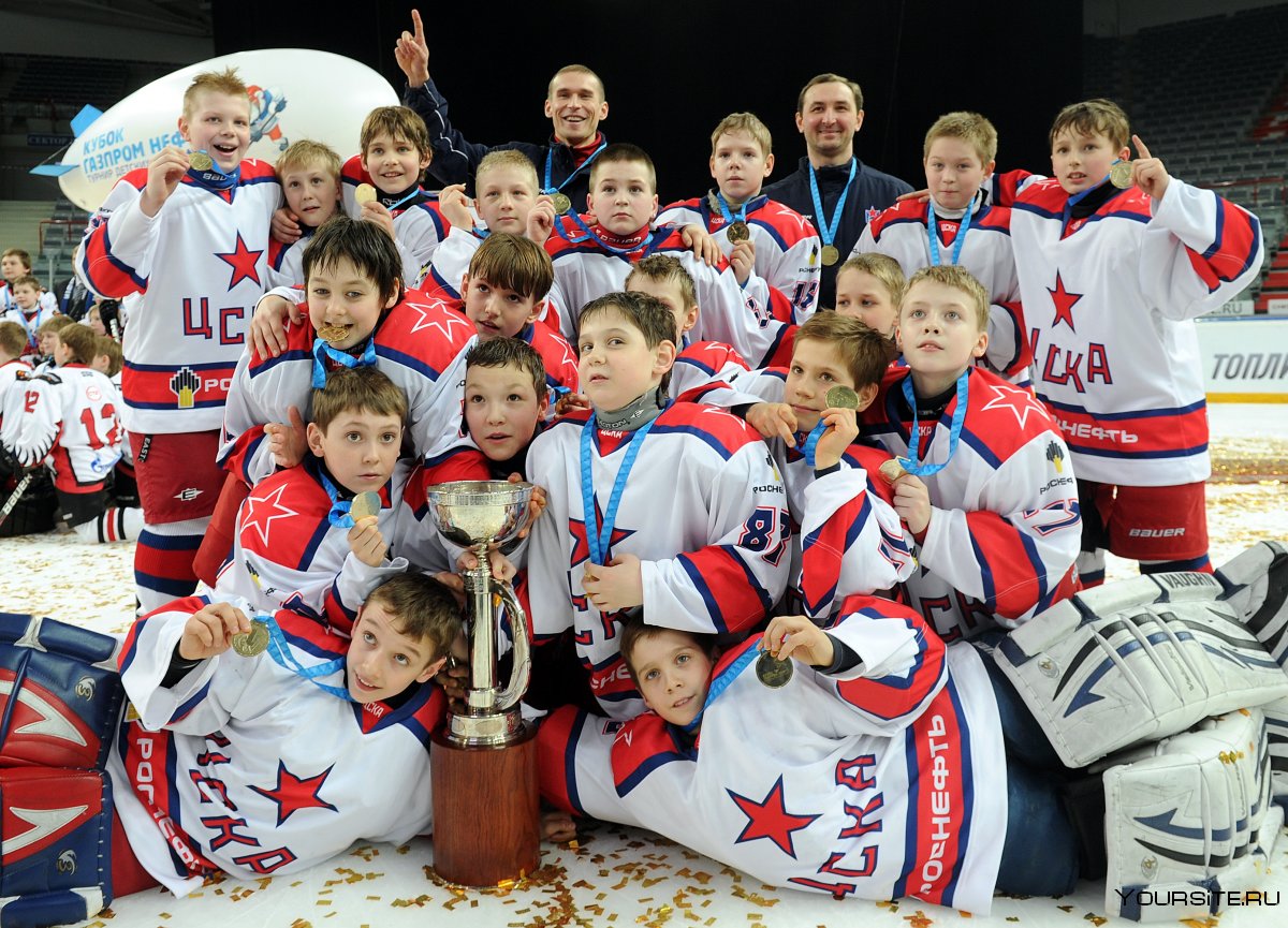 Детская хоккейная команда ЦСКА