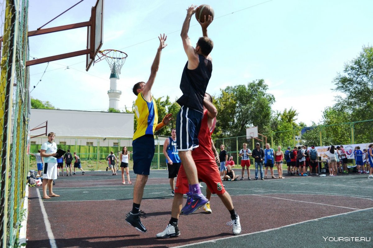 Турнир по баскетболу среди дворовых команд магнин