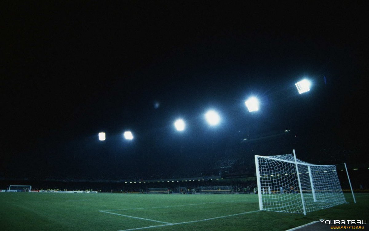 Футбольный стадион прожекторы
