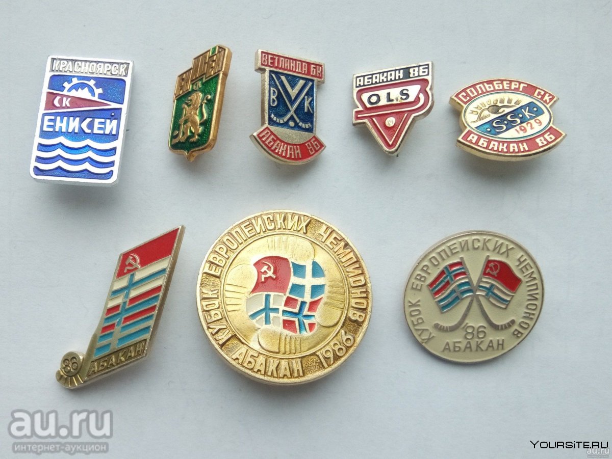 Хоккей значок