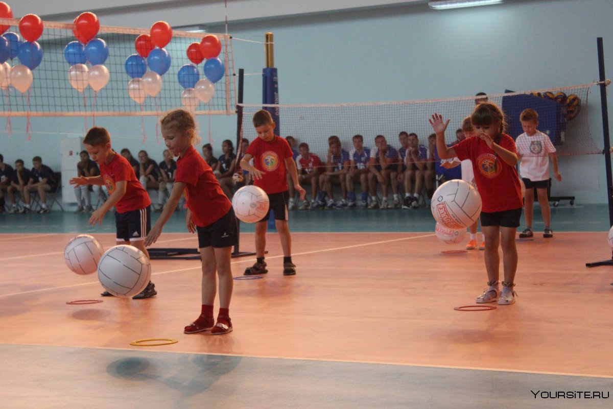 Детские соревнования по волейболу