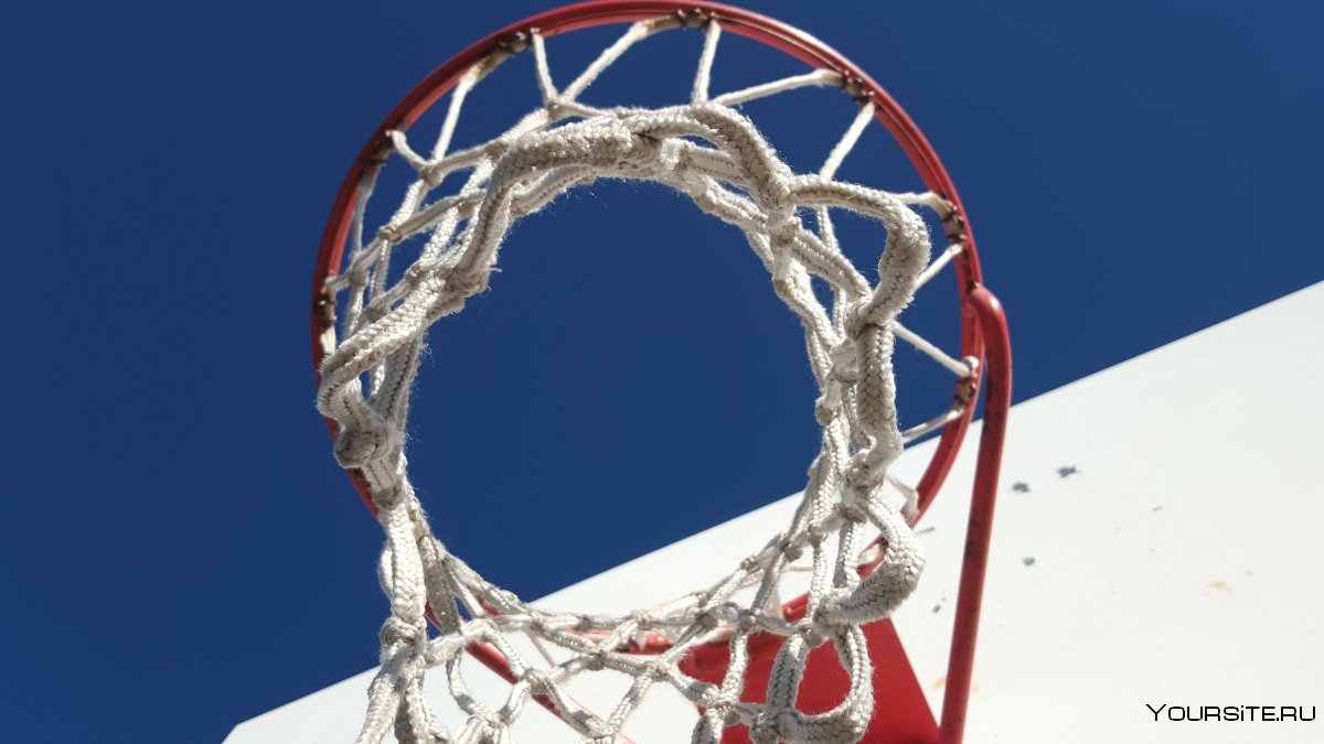 Баскетбол кольцо сверху