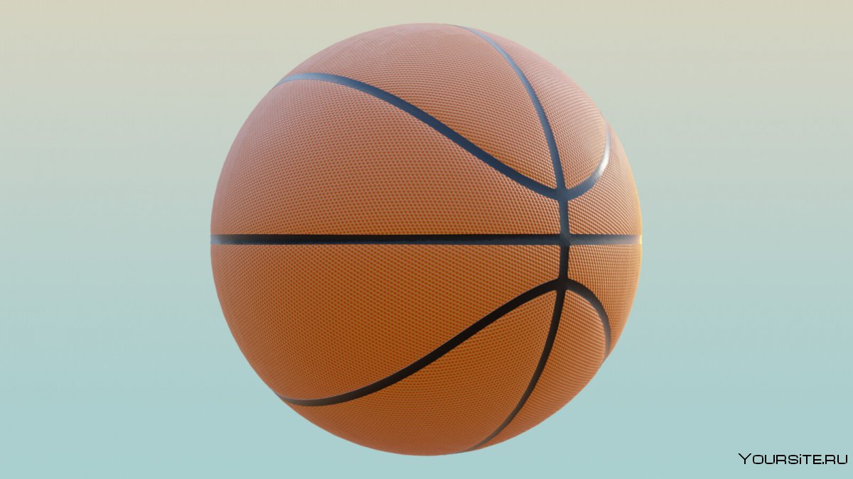 Баскетбольный мяч без надписей