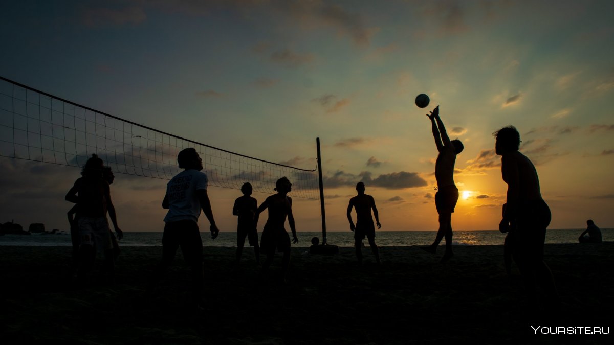 Пляжный волейбол Эстетика