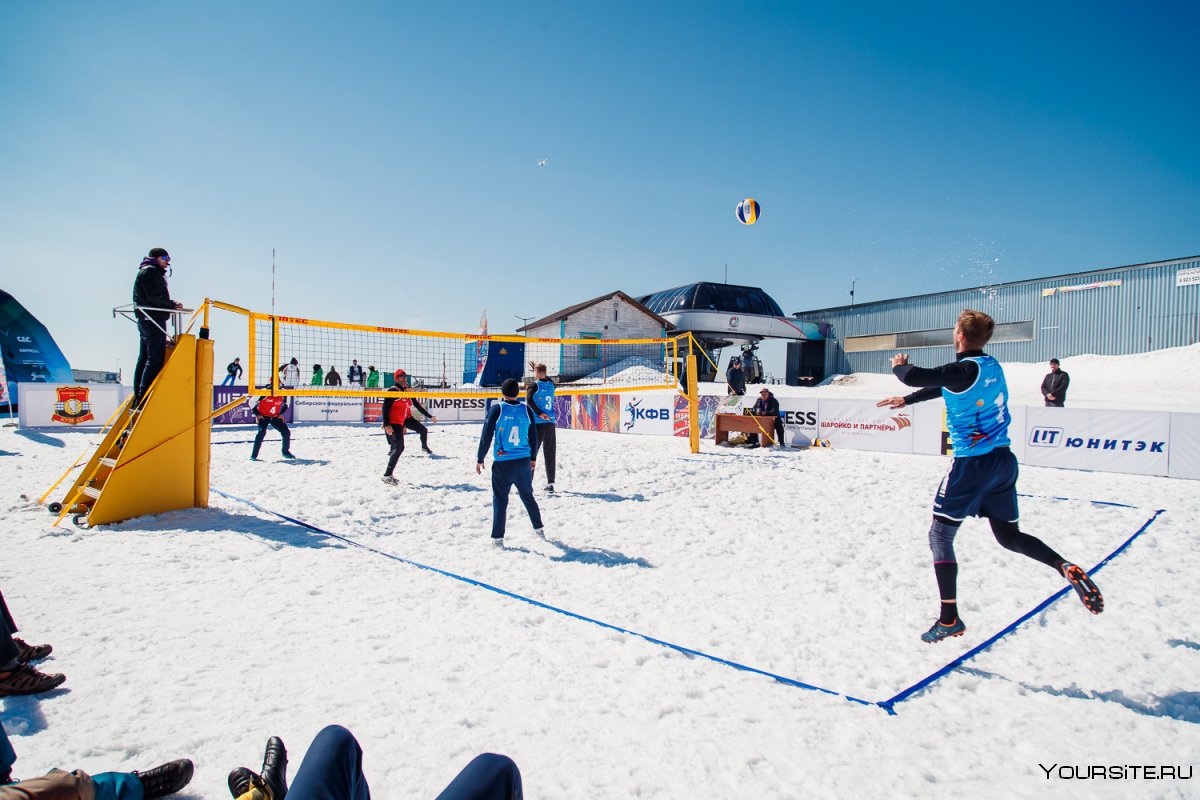 Европейский тур по снежному волейболу
