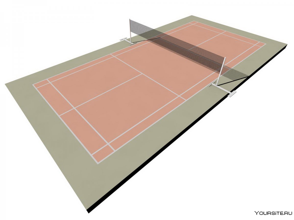 Теннисный корт площадка