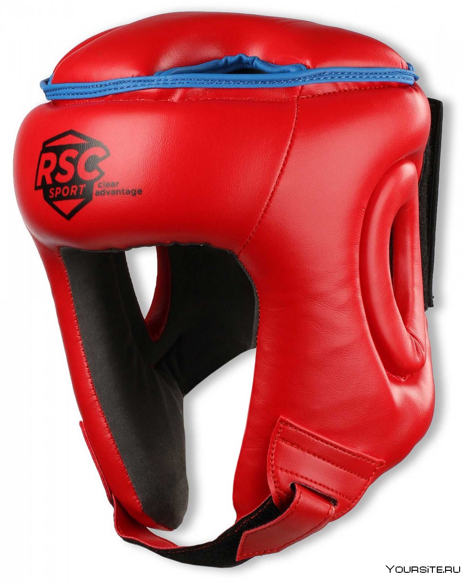 Шлем боксерский RSC PU bf BX 208 красный