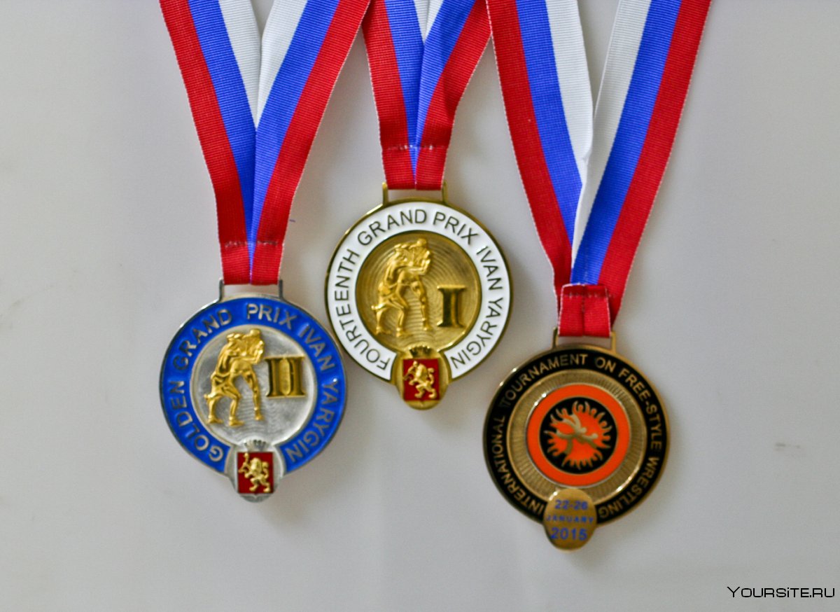 Медали самбистов КМС