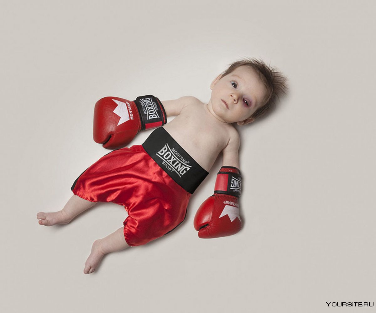 Ребенок боксер