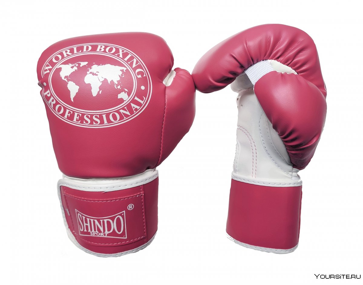 Розовые боксерские перчатки 12oz