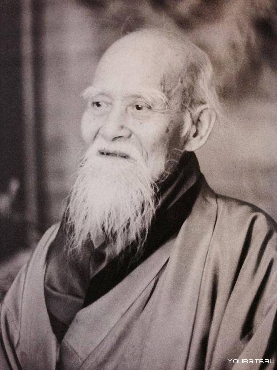 Задумчивый воин Морихей Уэсиба