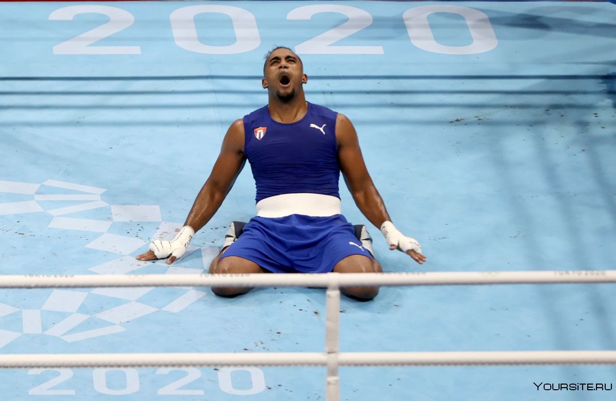 Кубинский боксер Олимпийский чемпион 2021