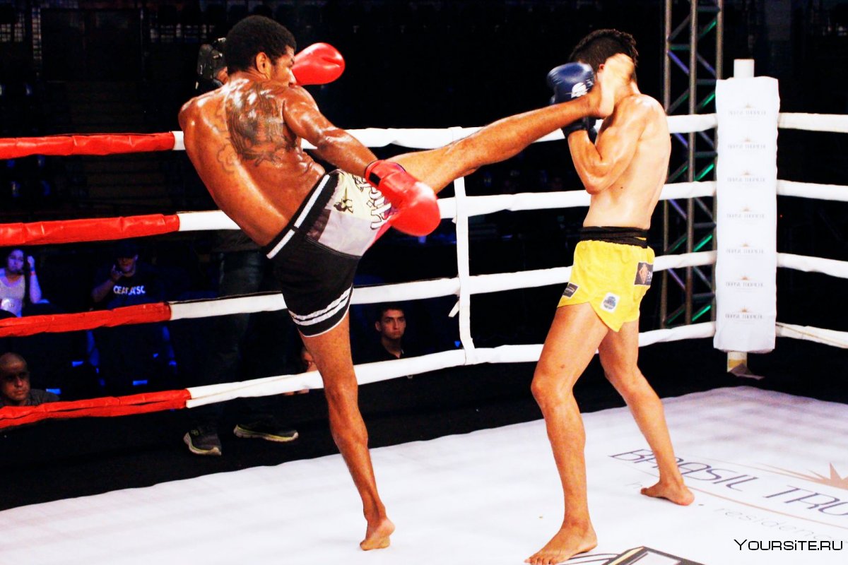 Удары локтями в тайском боксе