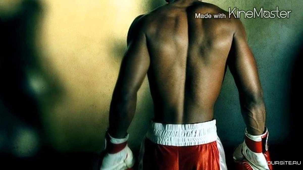 Фотосессия боксера на ринге