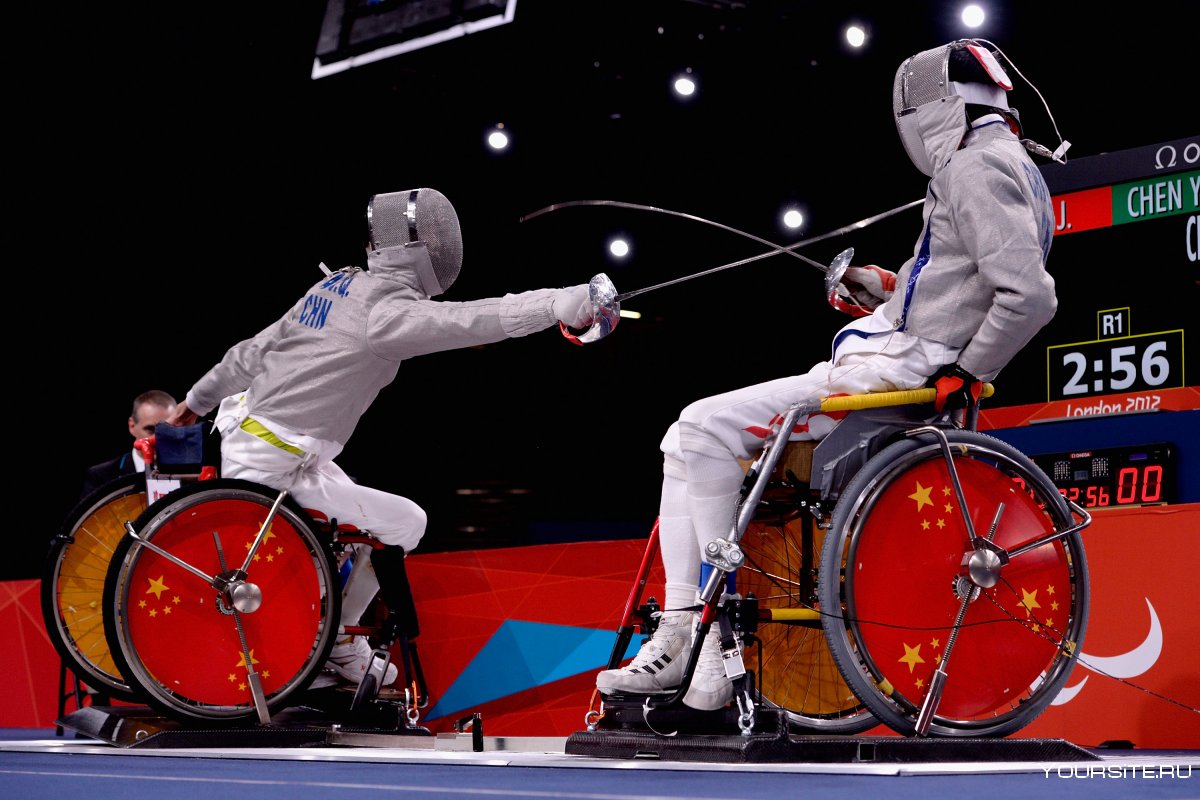 Фехтование на колясках Паралимпийские игры