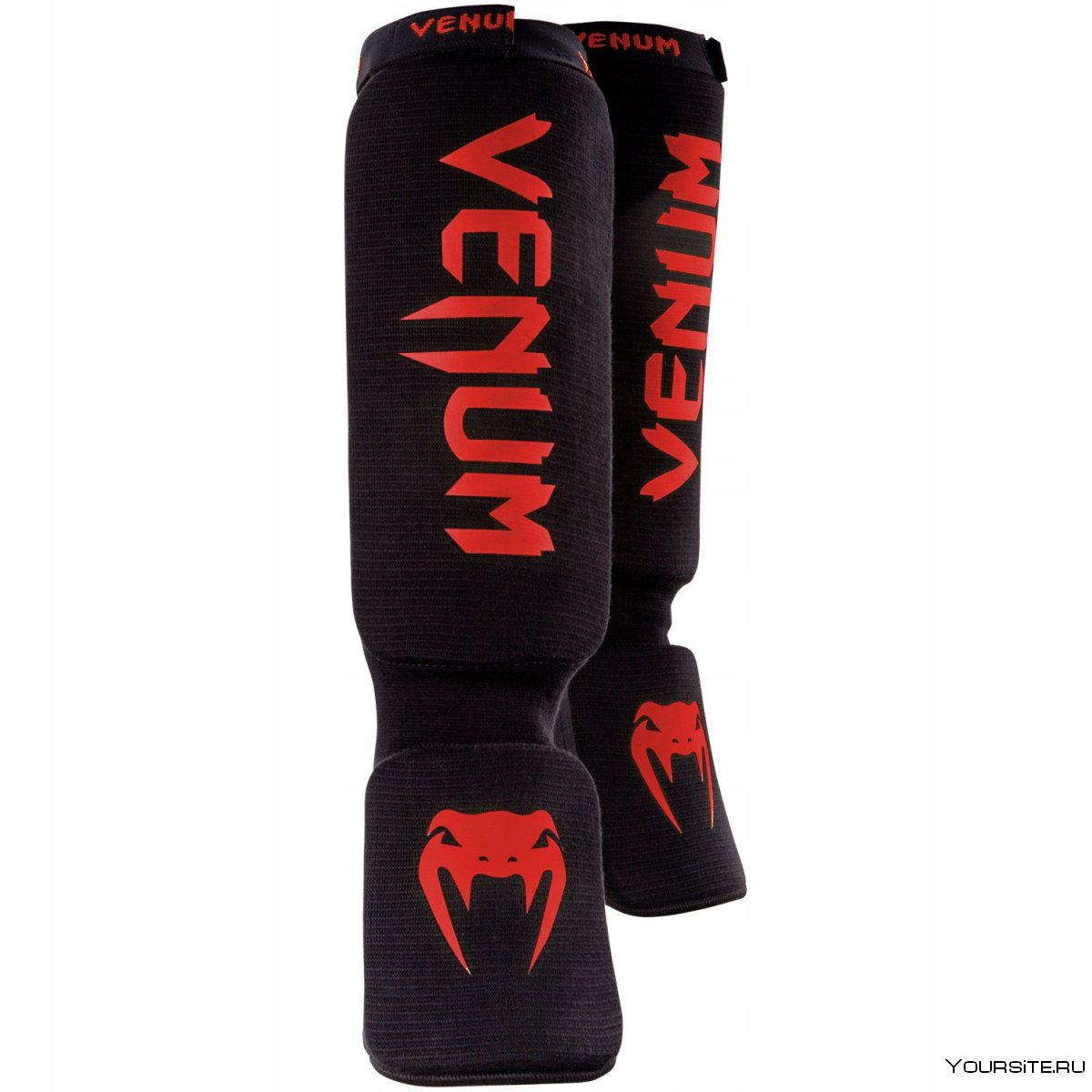 Щитки Venum Kontact EVO Shinguards - Black