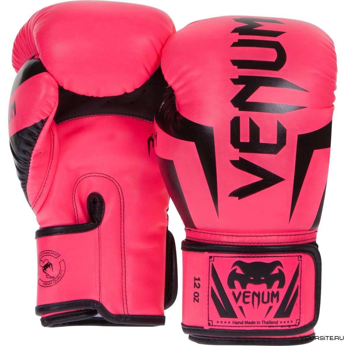 Перчатки Venum Elite Pink