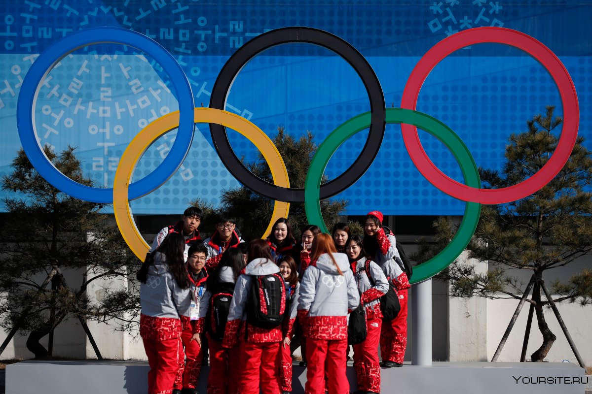 Олимпийские кольца в Сочи