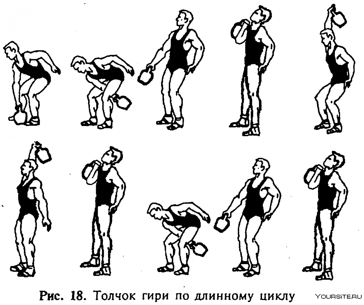 Гири в зале