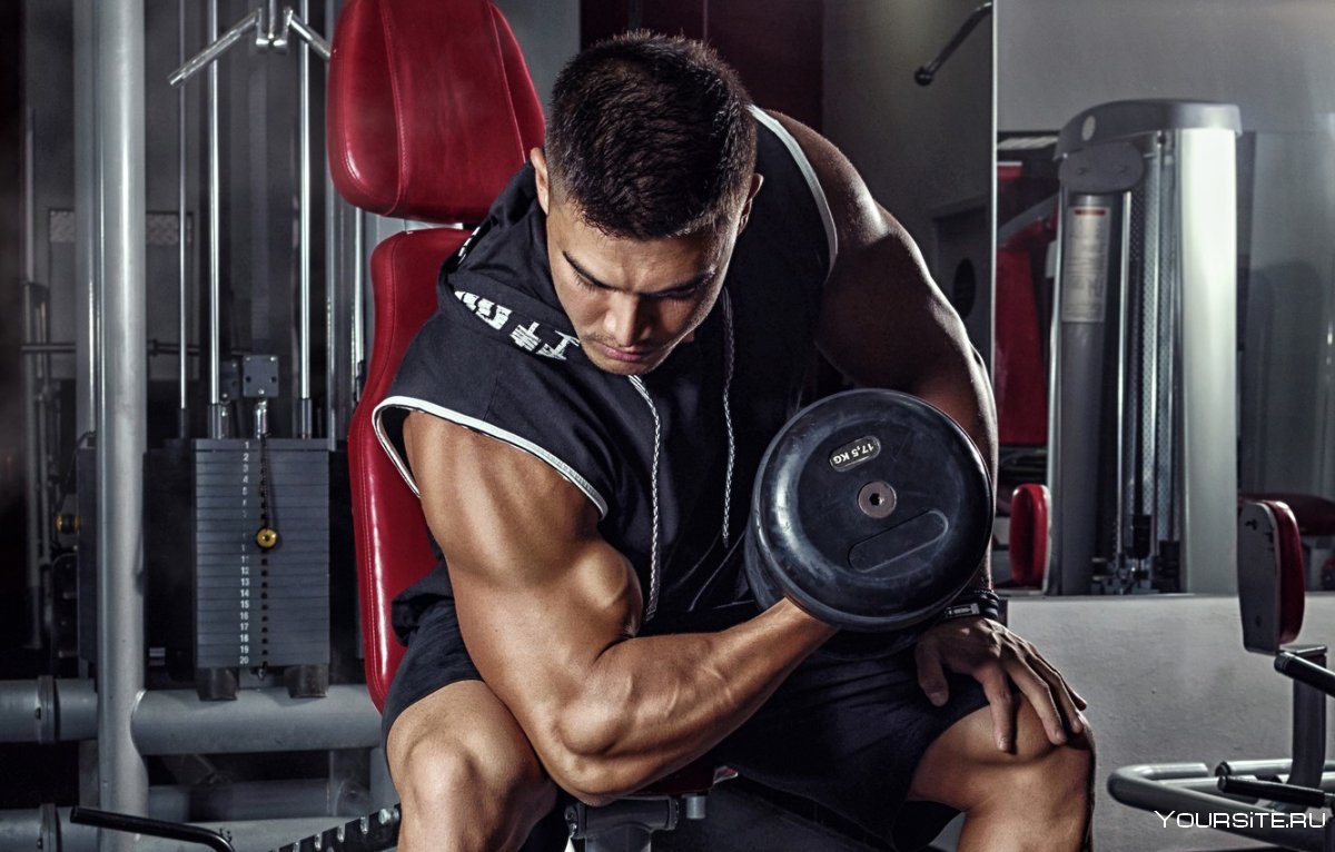 Спортсмен в зале