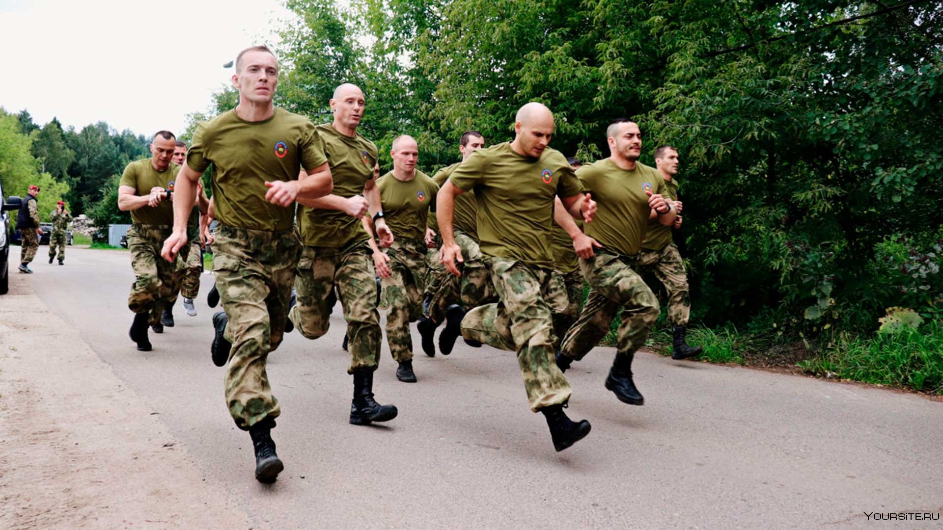 Тренировки в армии
