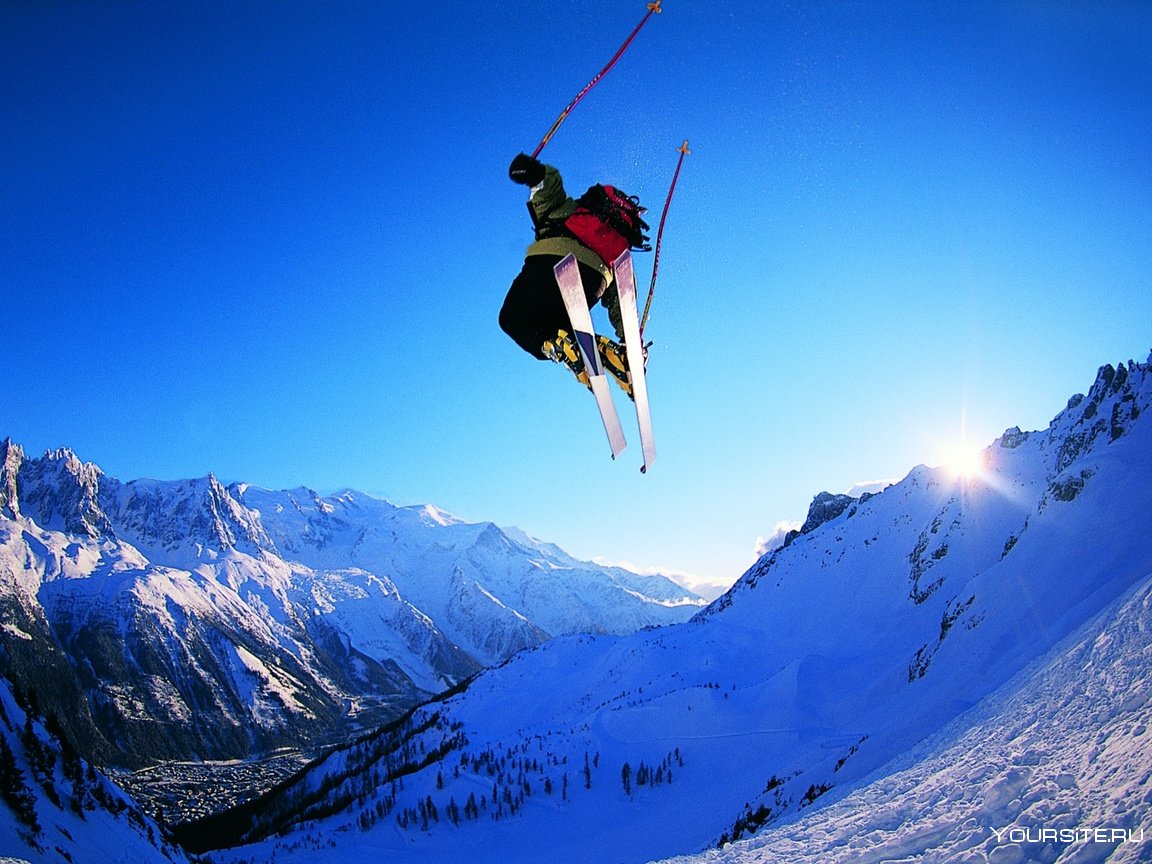 Спорт горные лыжи фрирайд