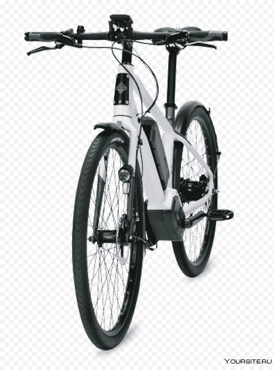 Велосипед вид сзади
