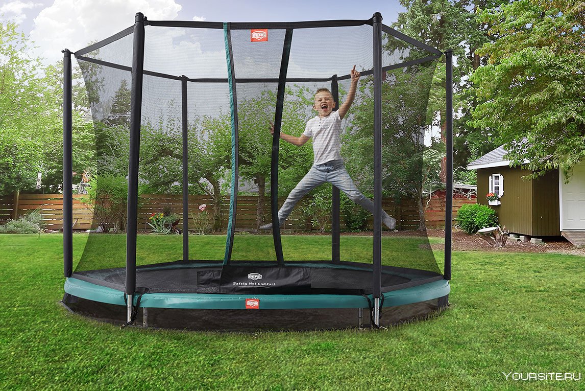 Каркасный батут Berg Talent + Safety net Comfort 300 300х300х256 см