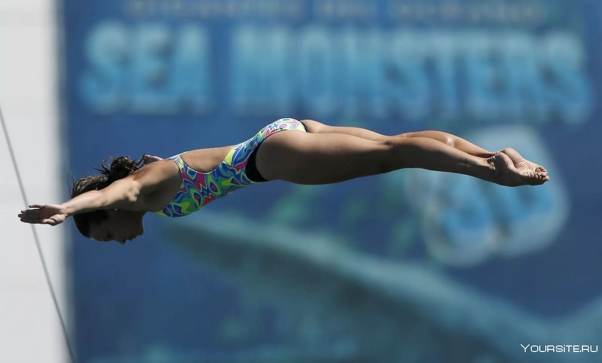 Анна Бадер прыжки в воду