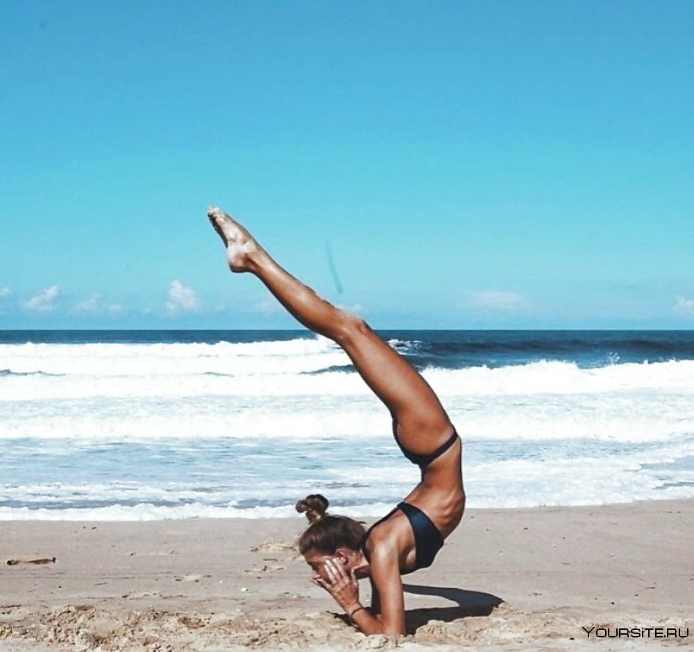 Гимнастика на пляже