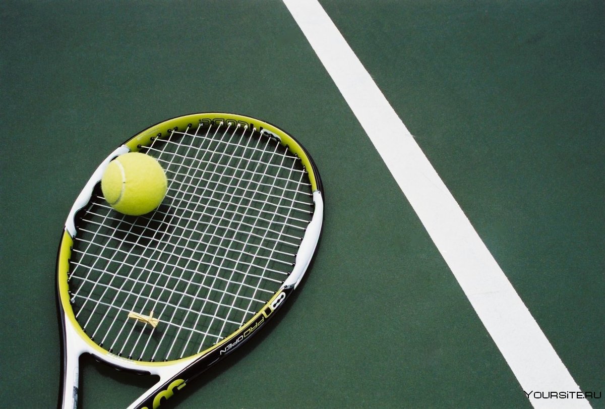 Теннис корт ракетка