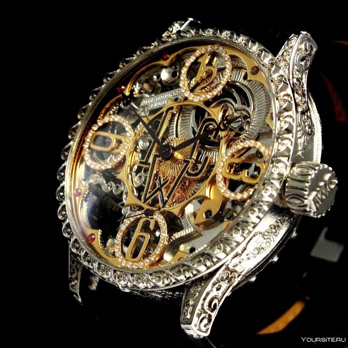 Часы Schaffhausen от IWC скелетоны