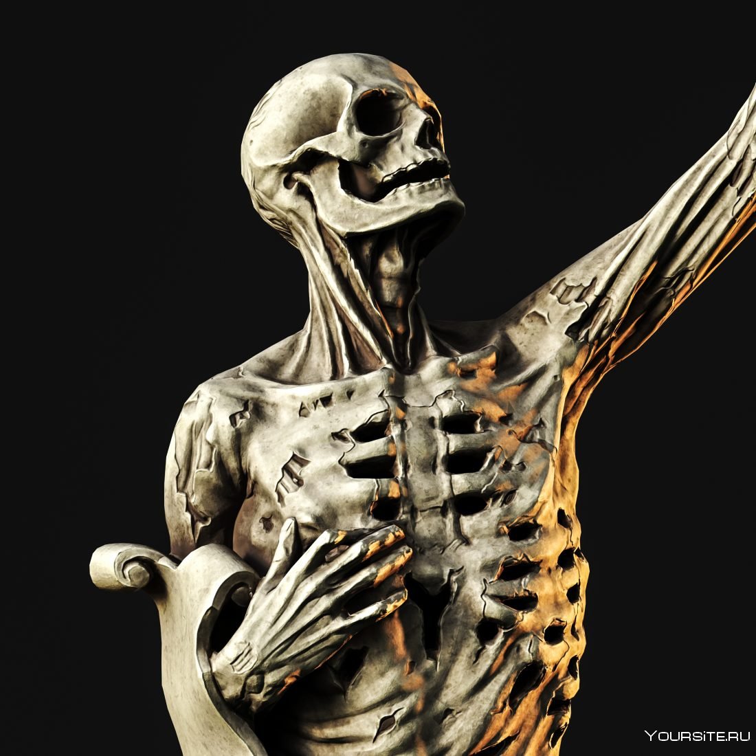 Скелет 3d model