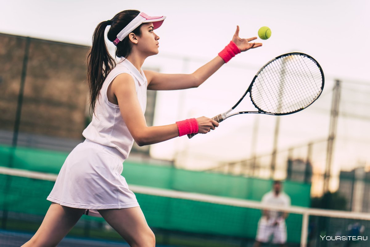 Картинки девушки играющие в теннис