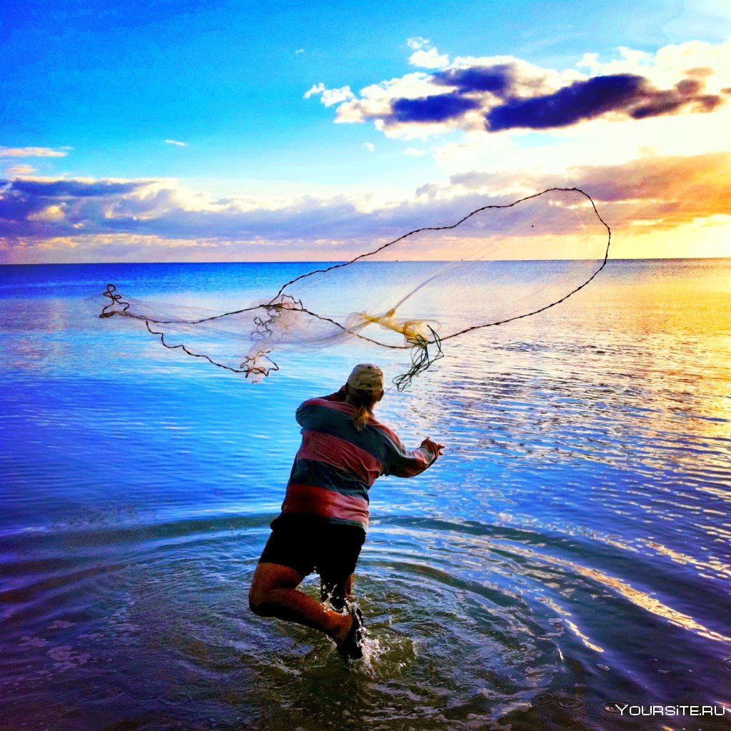 Рыбалка кастинговой сетью