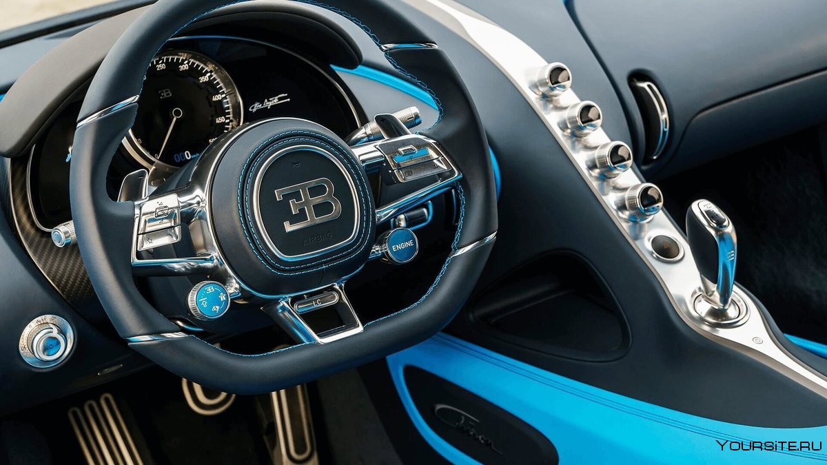 Bugatti Chiron 2018 салон