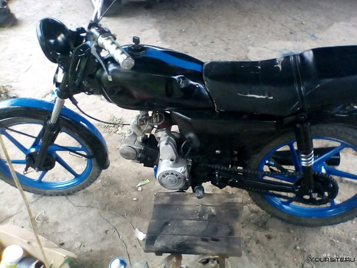 Покраска мопеда Альфа