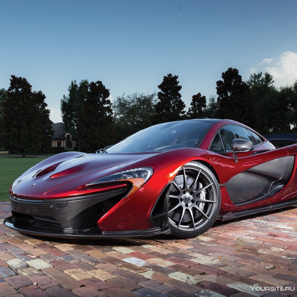 MCLAREN p1 красный