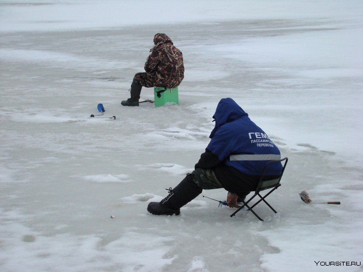 Зимняя рыбалка тонкий лед
