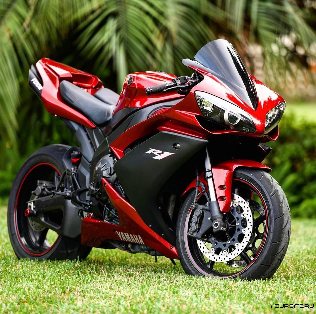 Yamaha r1 2014 чёрный красный