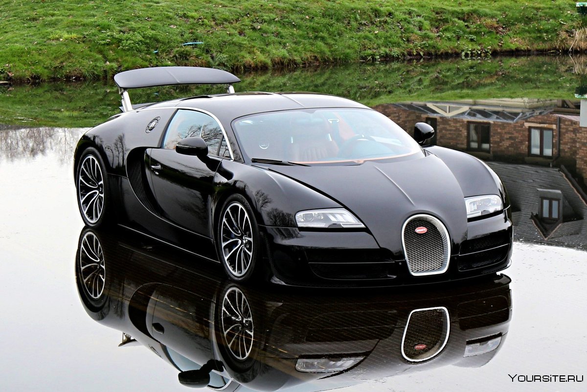 Bugatti Veyron 16.4 super Sport. Ночью