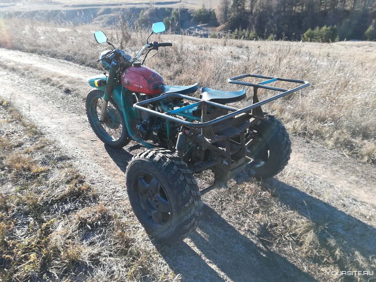 Муравей с мотоцикла Урал