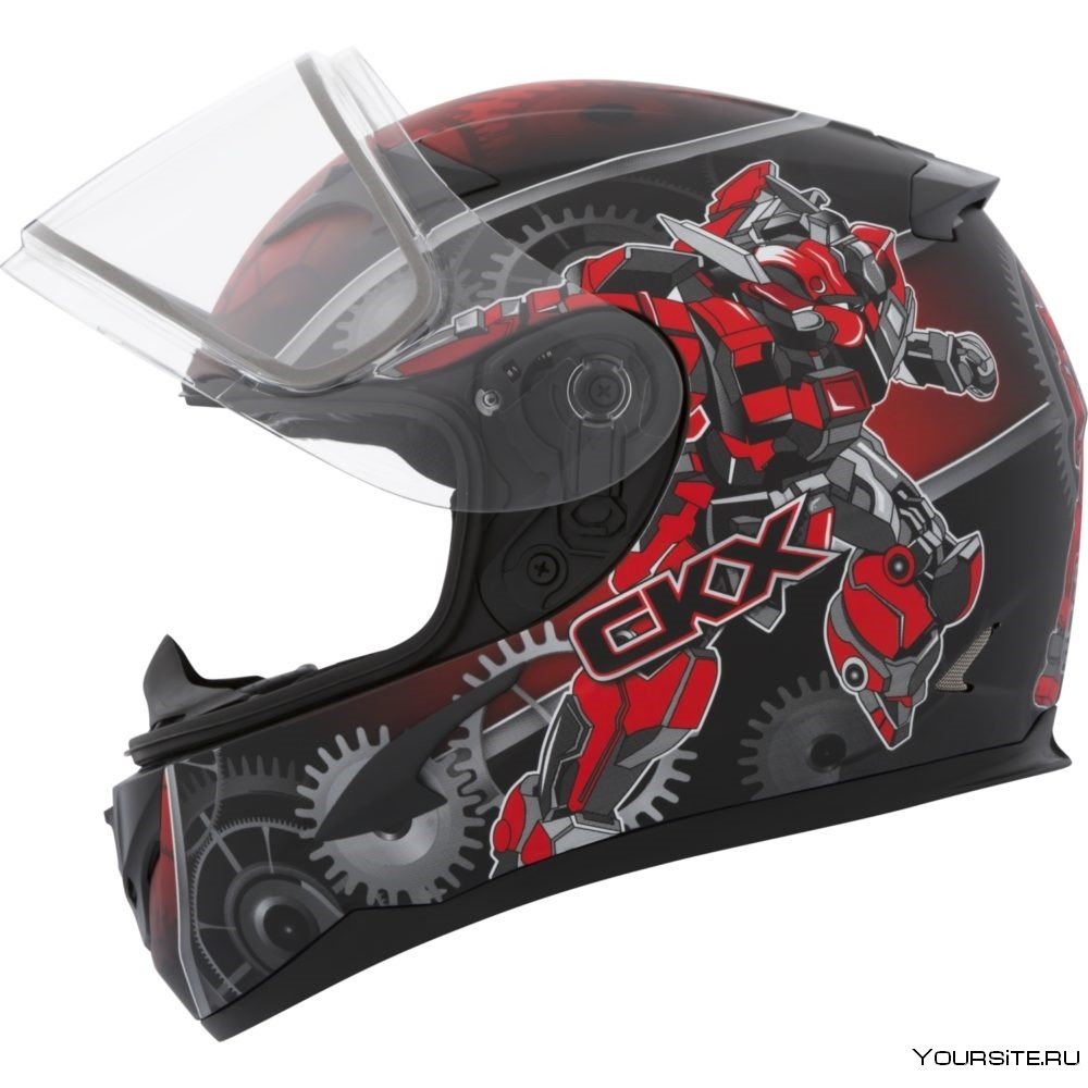 Шлем снегоходный интегральный CKX rr610 Solid DL черный матовый l