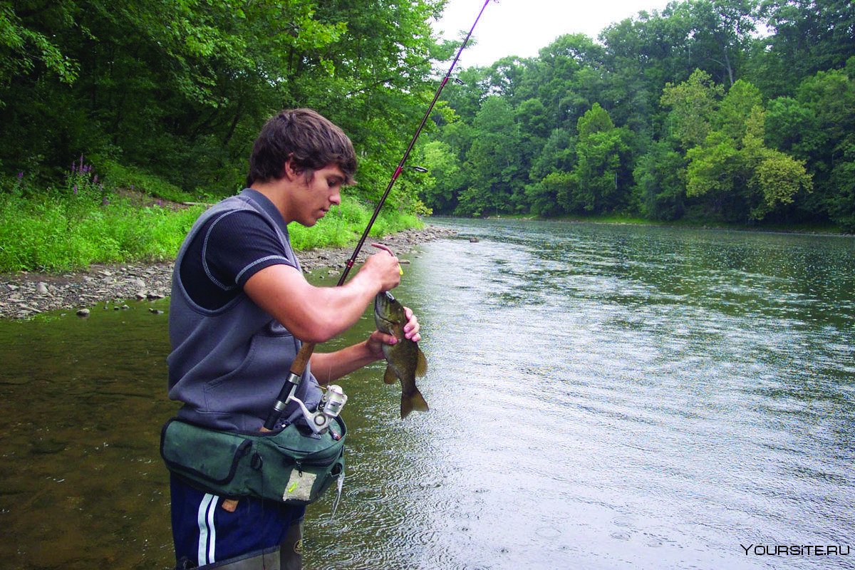 Рыбалка на реке