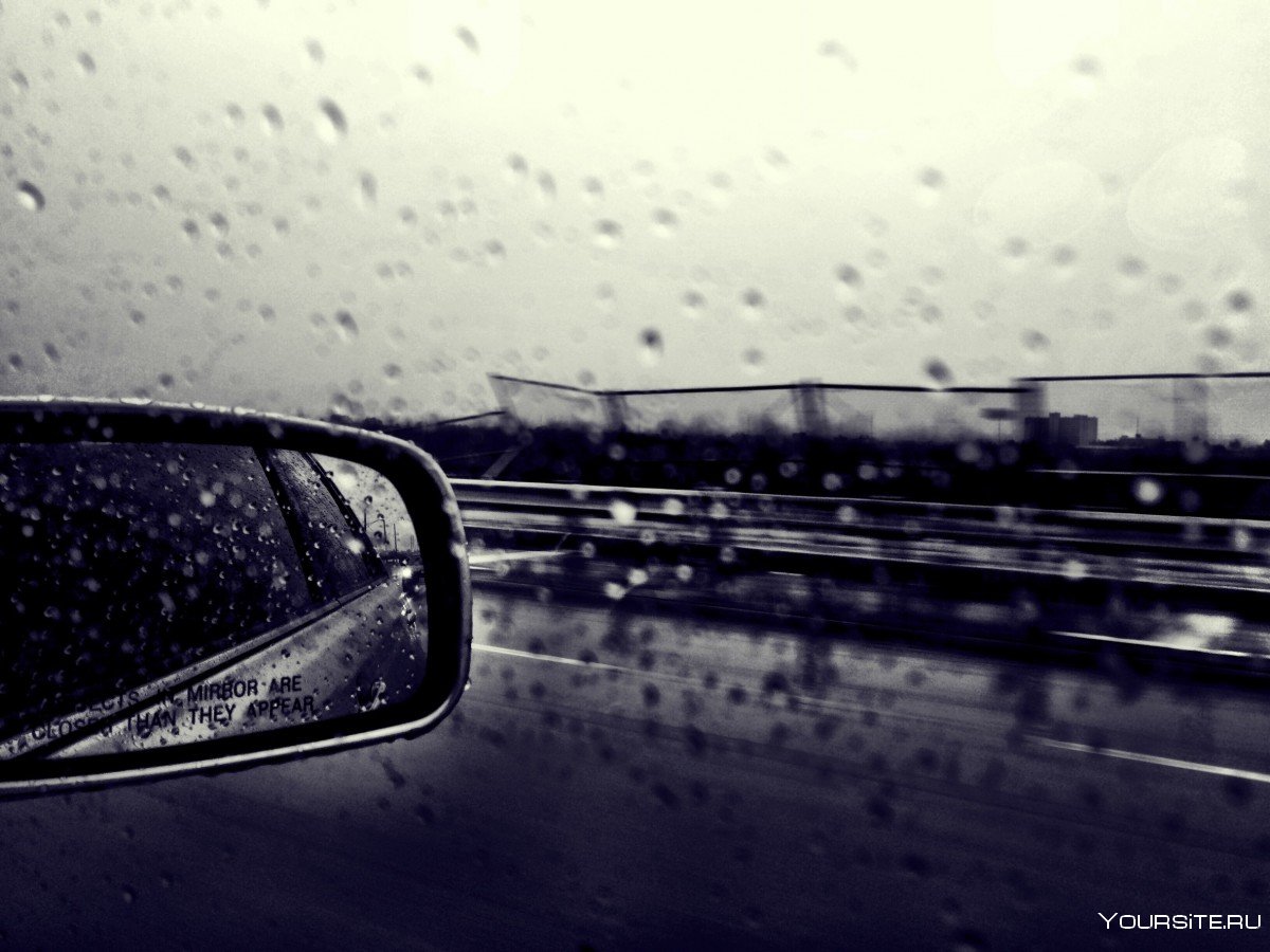 Дождь машина