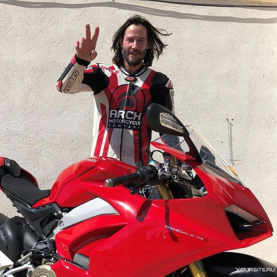 Киану Ривз мото Ducati